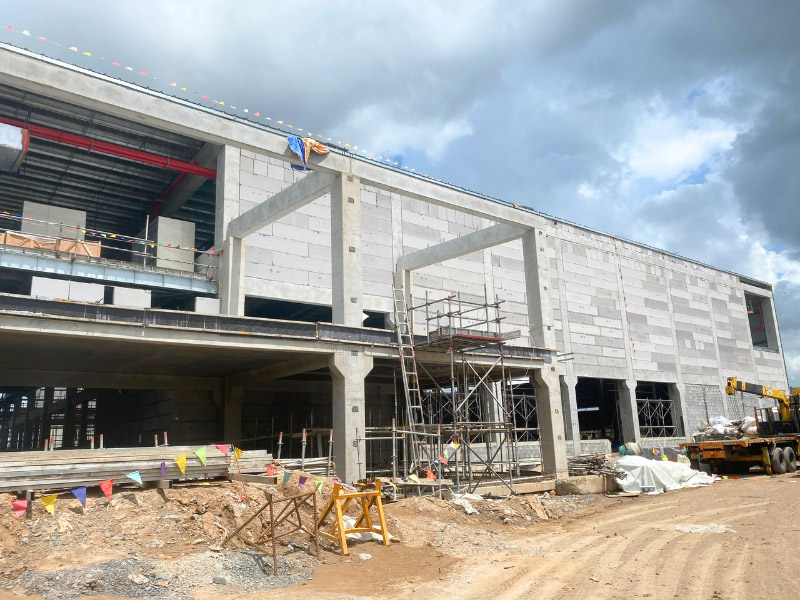hệ tường bao được lắp dựng từ tấm EPANEL