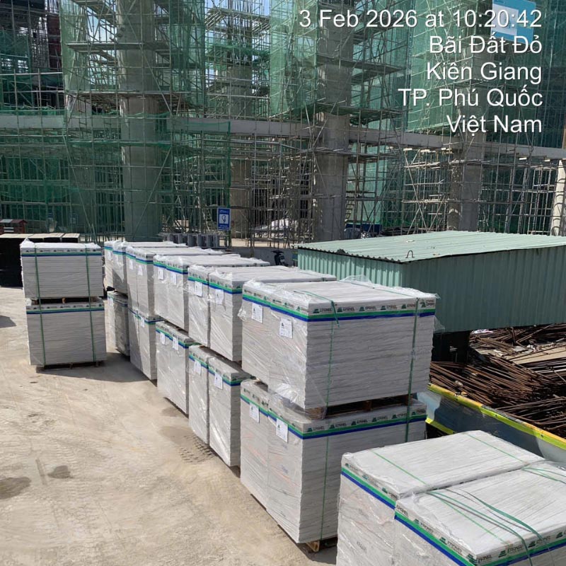 kiện hàng tấm EPANEL có mặt tại APEC Phú Quốc